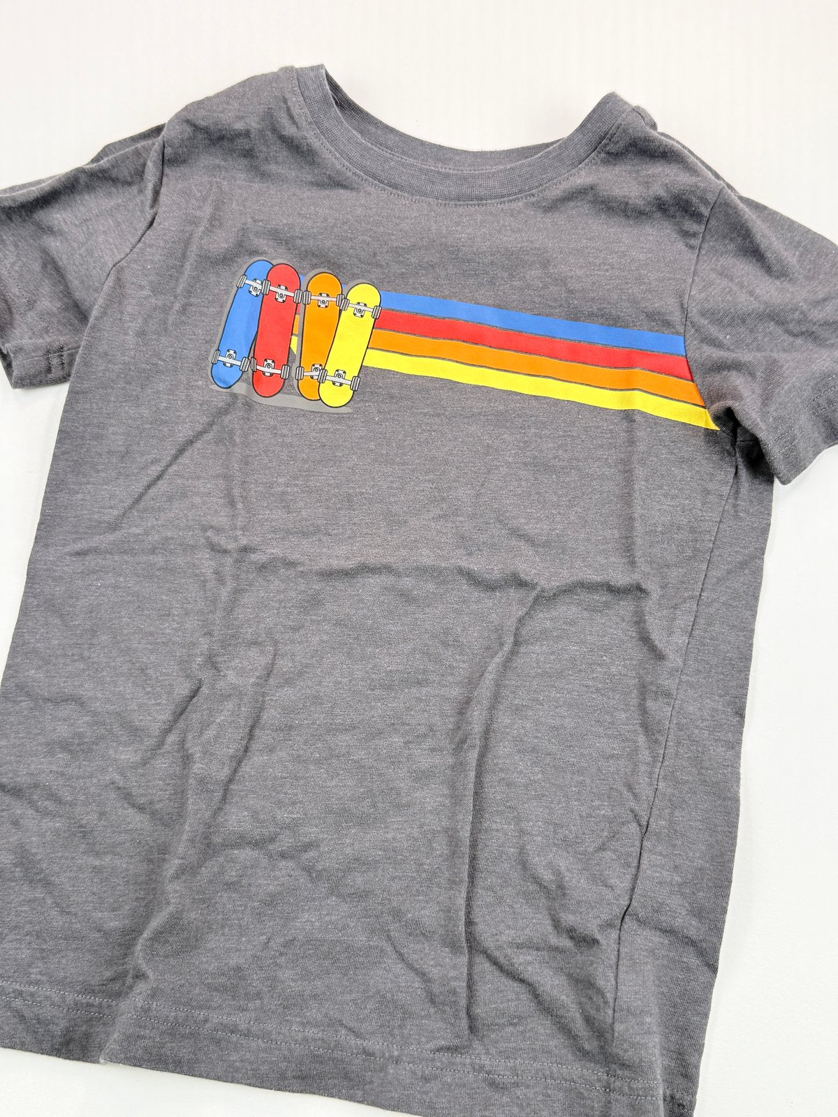 Pekkle Skateboard Graphic T-Shirt Size 6