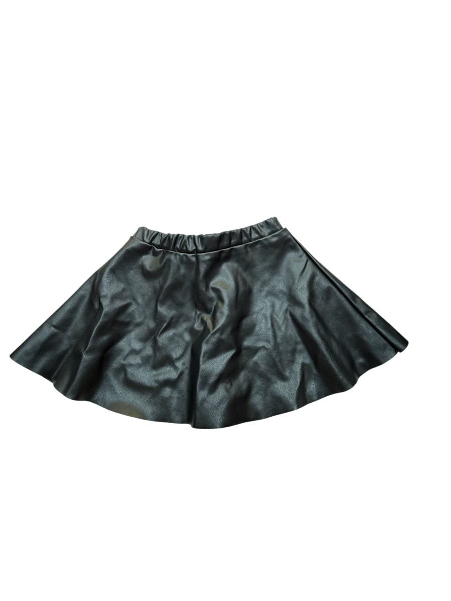 H&M Faux Leather Mini Skirt Size 5-6Y