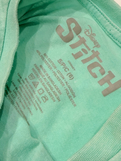 Disney Stitch Just Chill Crop T-Shirt Size 6Y
