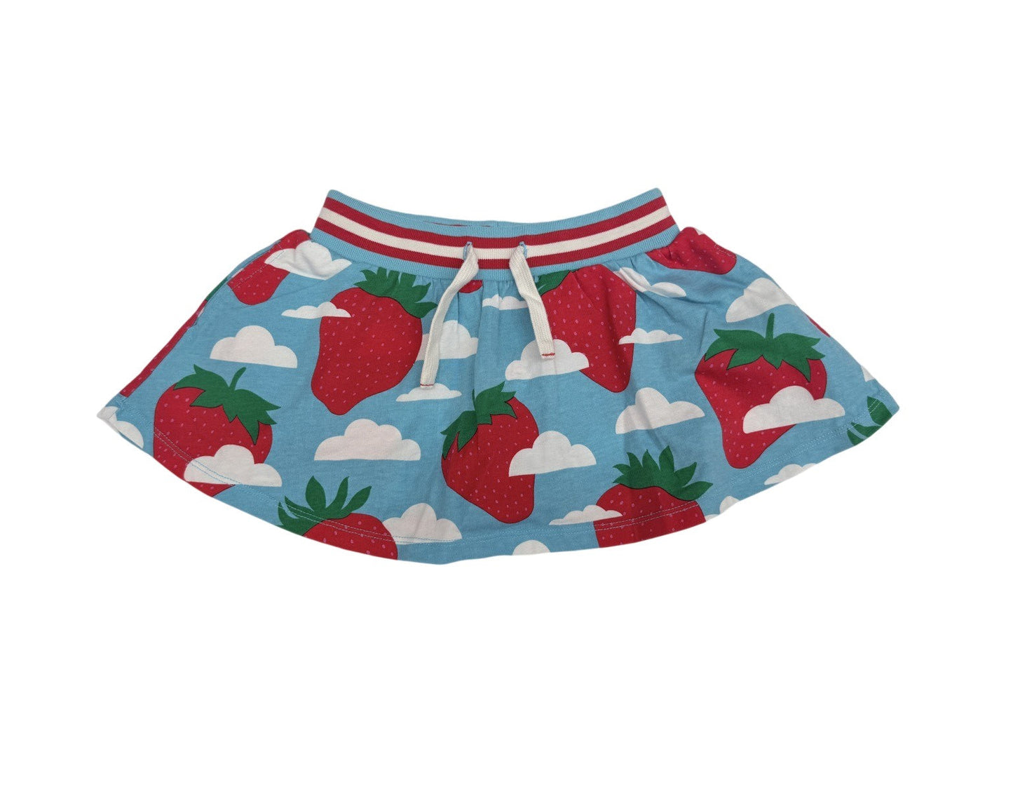 Boden Strawberry Print Skirt 2-3Y