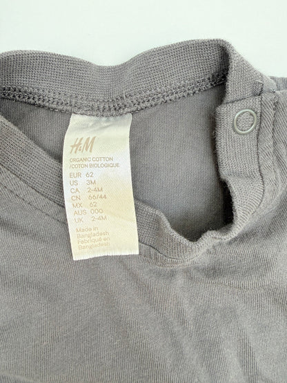 H&M Organic Cotton T-Shirt Size 3-6M