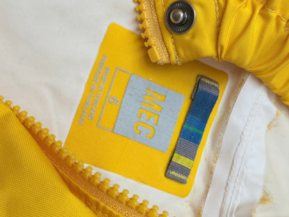 MEC Yellow Rain Jacket Size 6