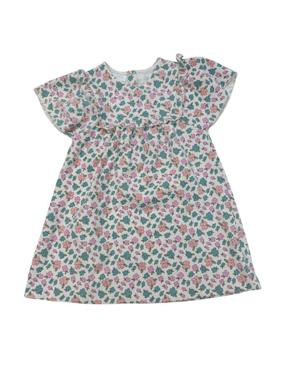 Zara Floral Ruffle Dress Size 4