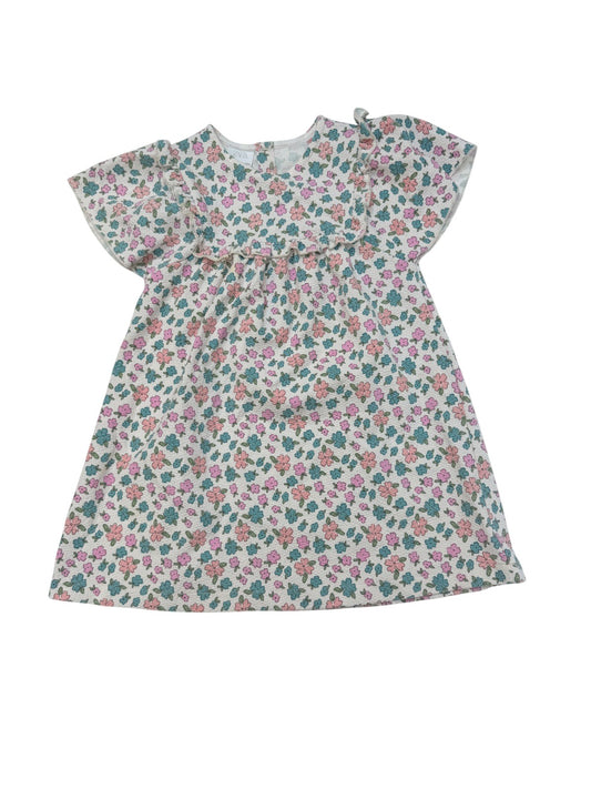 Zara Floral Ruffle Dress Size 4