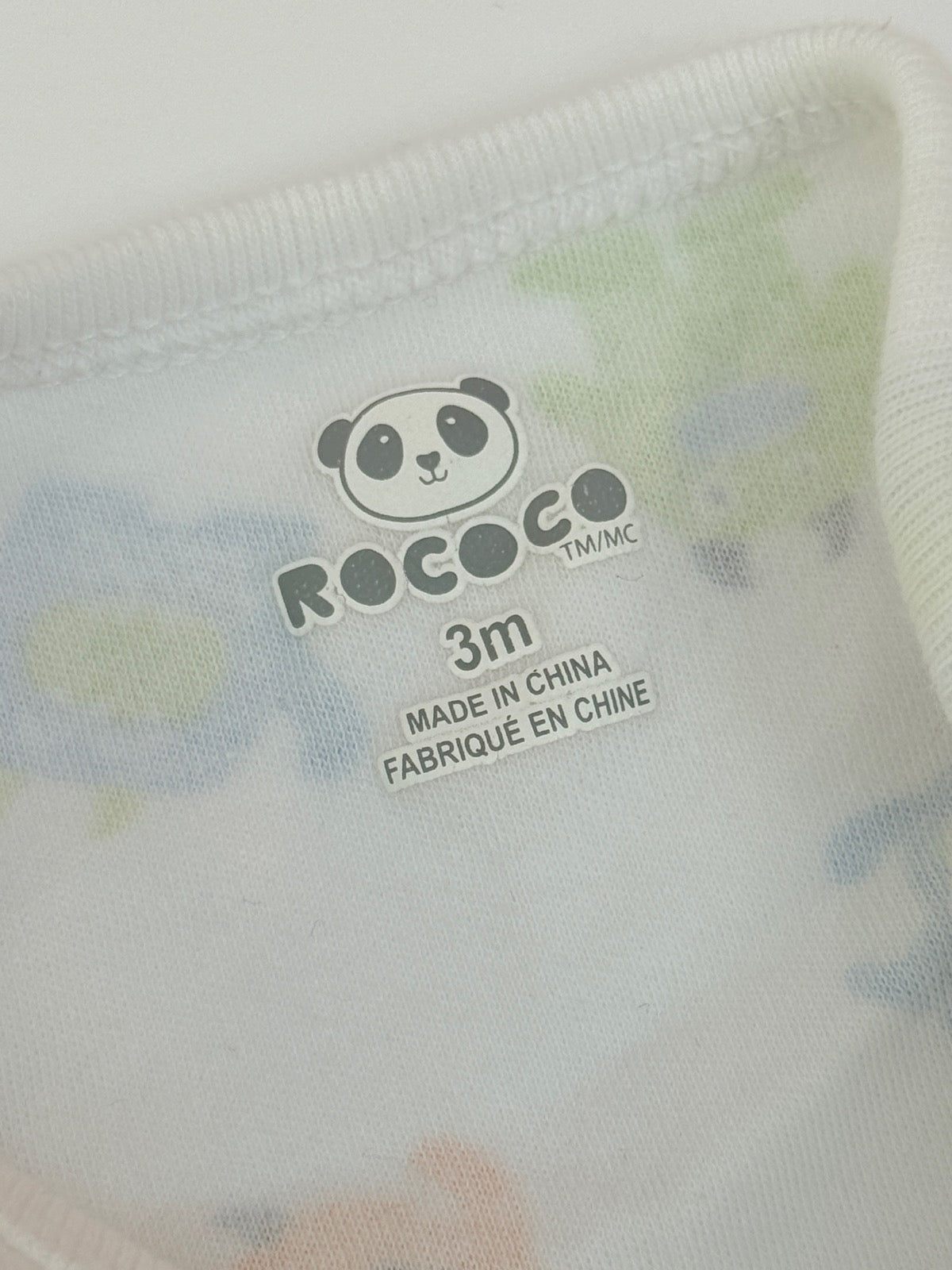 Rococo Monster Print Bodysuit 3M