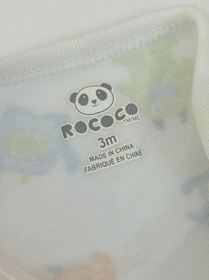 Rococo Monster Print Bodysuit 3M