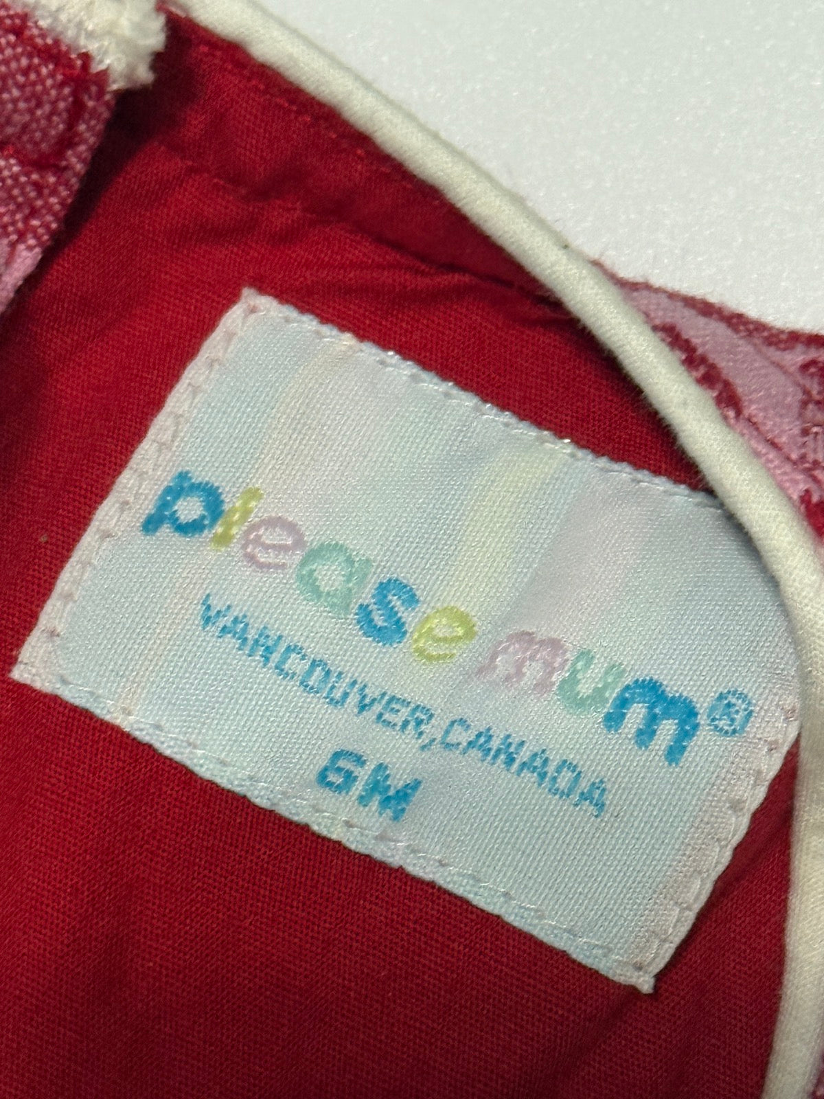 Pleasemum Heart Plaid Dress 6M