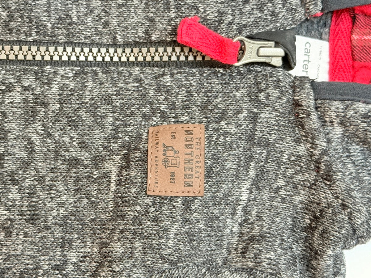 Carter's Knit Hooded Snowsuit 12M