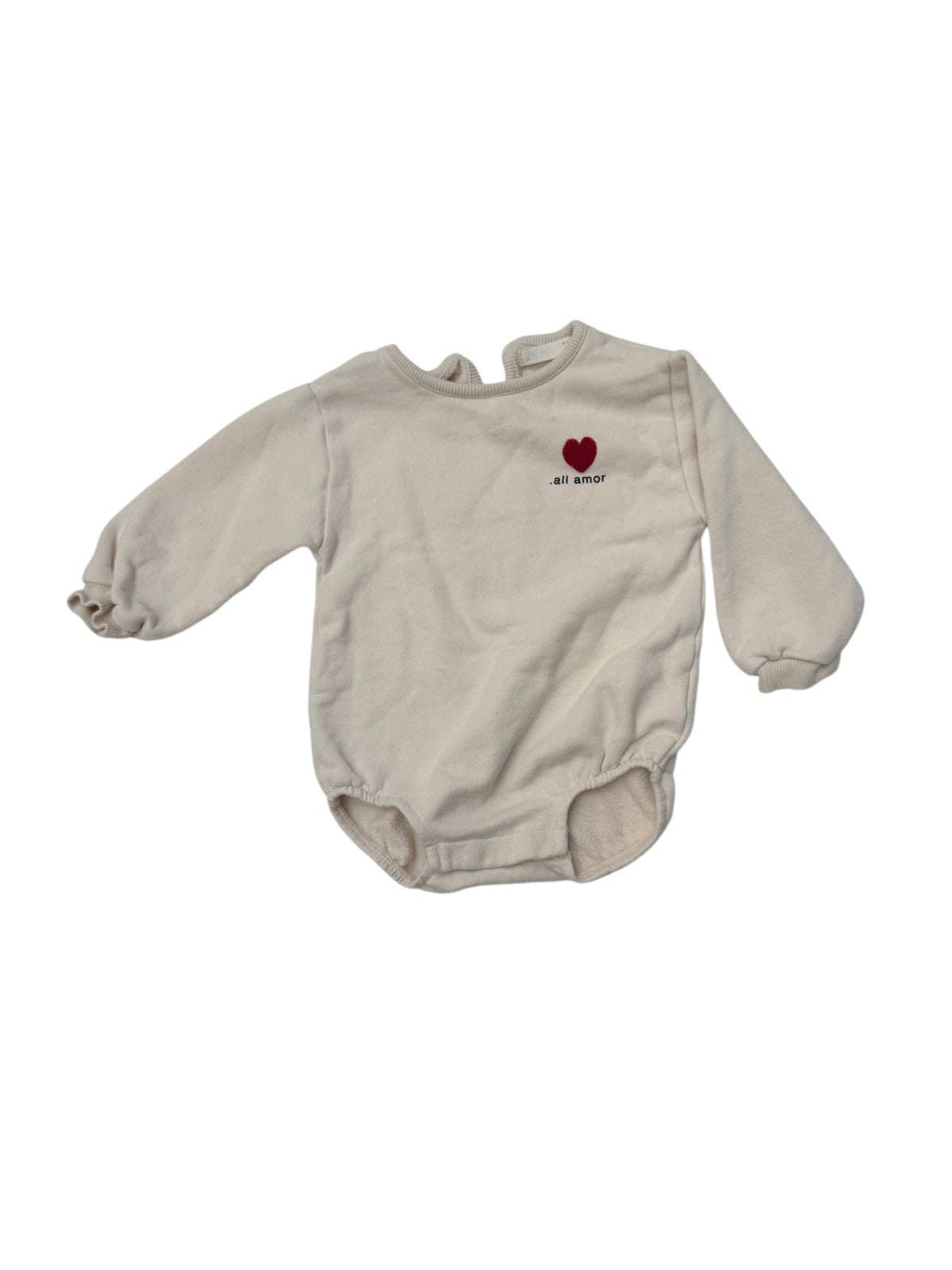 Zara All Amor Heart Romper 9-12M