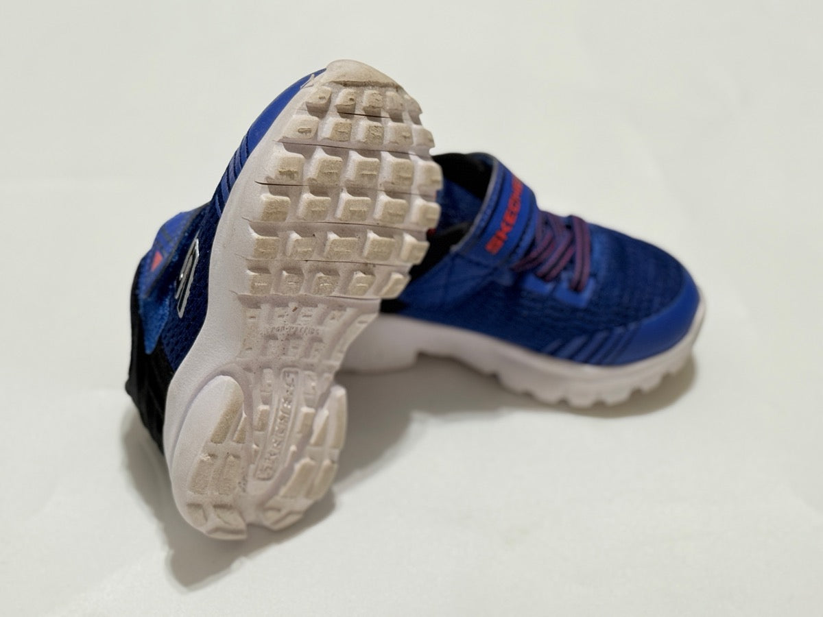 Skechers Blue Black Toddler Sneakers Size 6