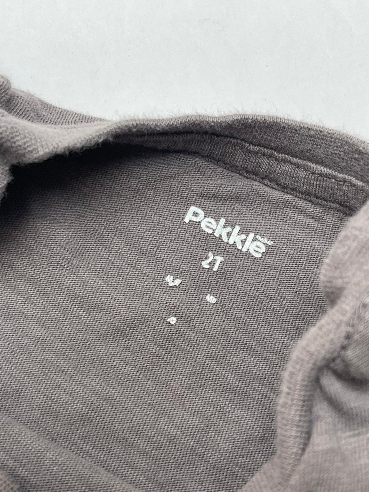 Pekkle Gray Pocket T-Shirt 2T