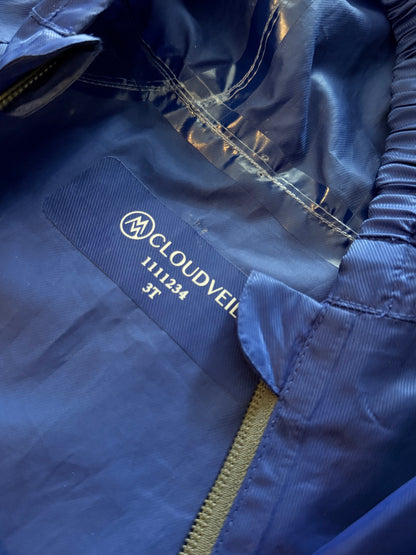 Cloudveil Blue Rain Suit Coverall 3T