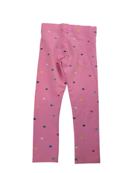Boden Pink Star Print Leggings 4-5Y