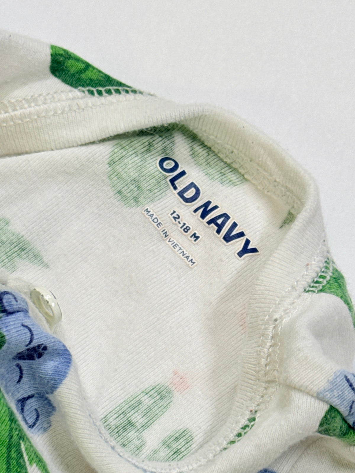 Old Navy Plant Animals Zip Sleeper 12-18M