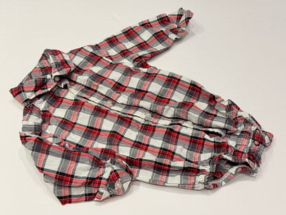 Carter's Just One You Plaid Shirt Bodysuit 9M