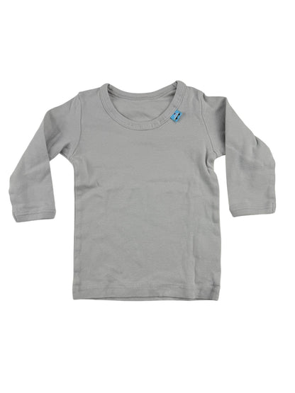 Gray Police Car Long Sleeve T-Shirt Size 12-18M