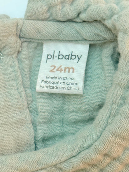 PL·Baby Sage Muslin Collar Dress 24M