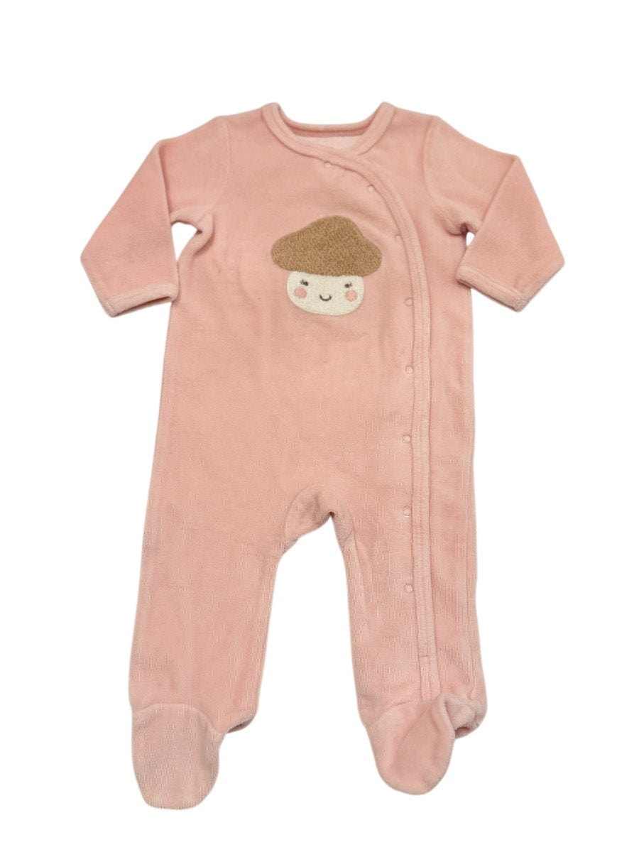 George Baby Pink Hedgehog Sleeper 3-6M