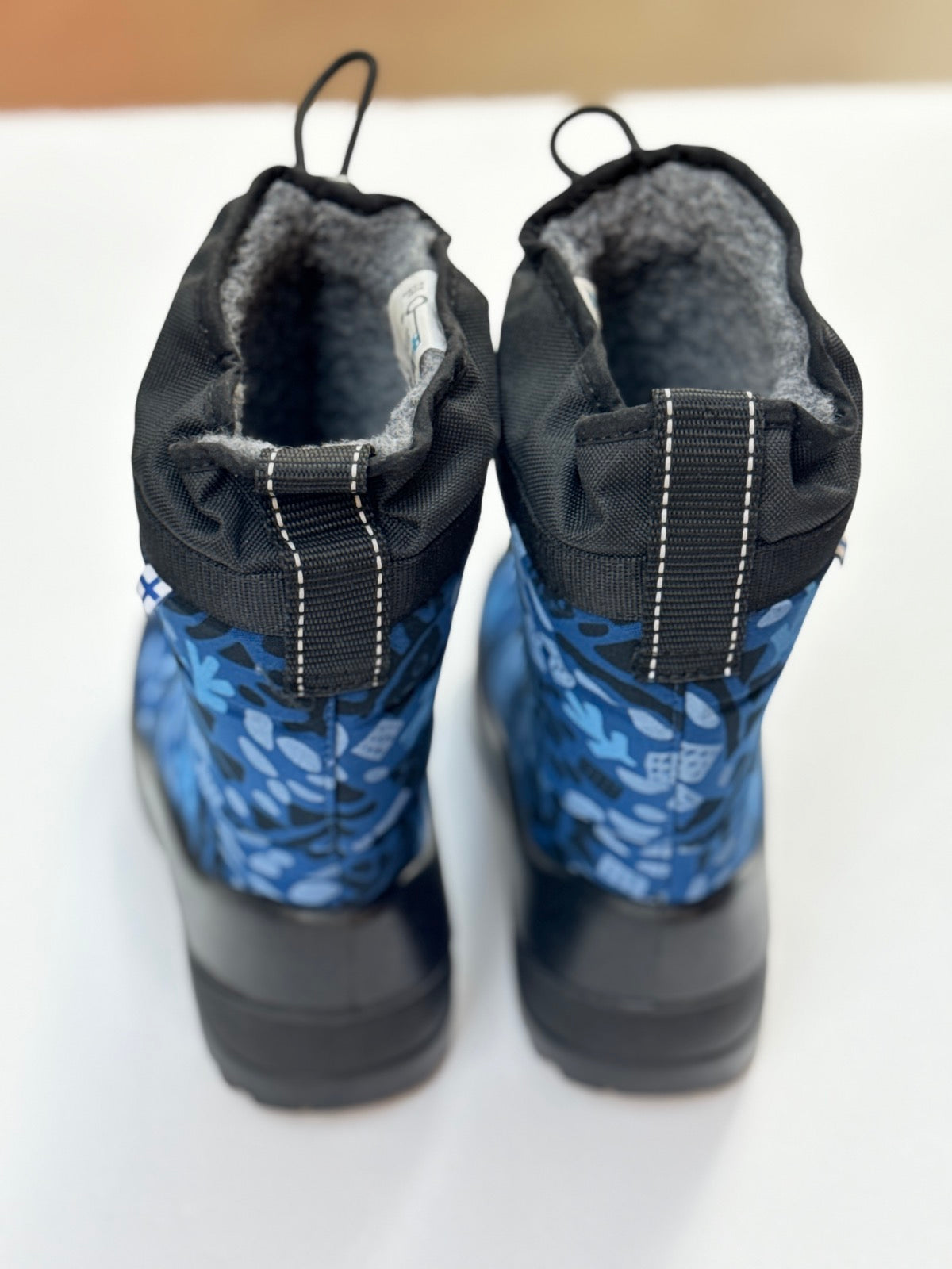 Kuoma Blue Patterned Winter Snow Boots Size 31