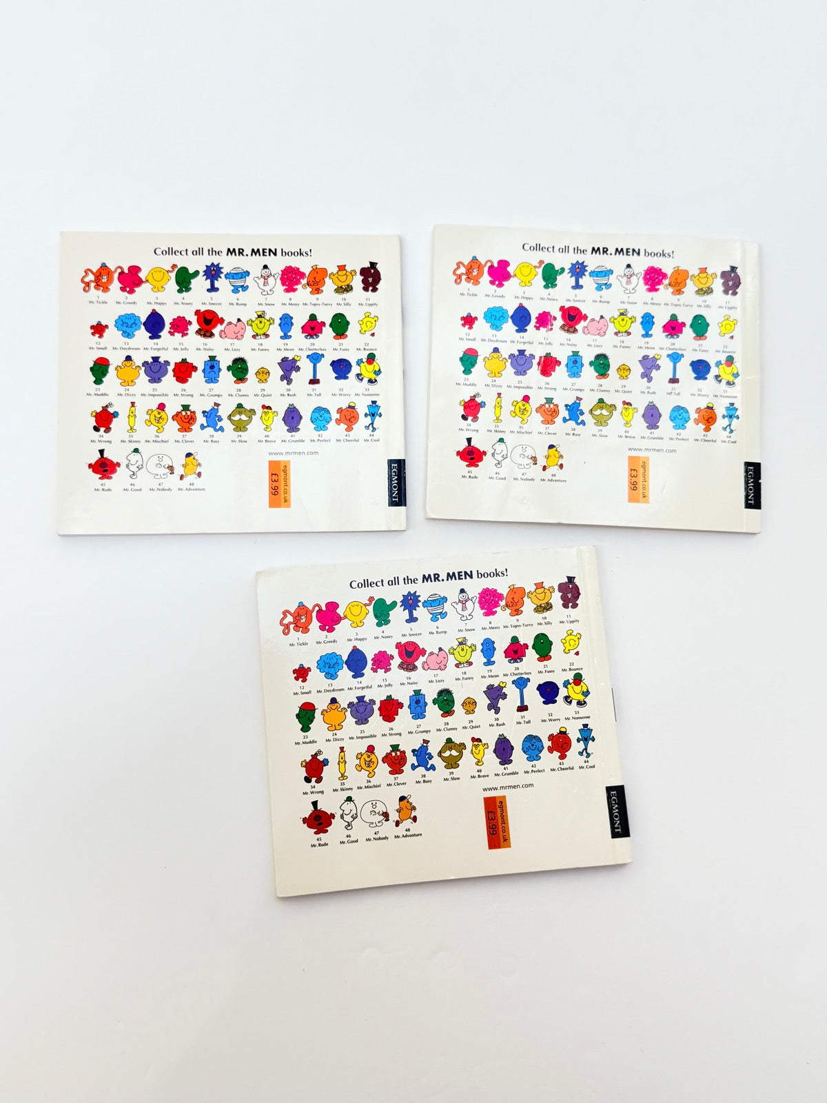 Roger Hargreaves Mr. Men 3-Book Bundle