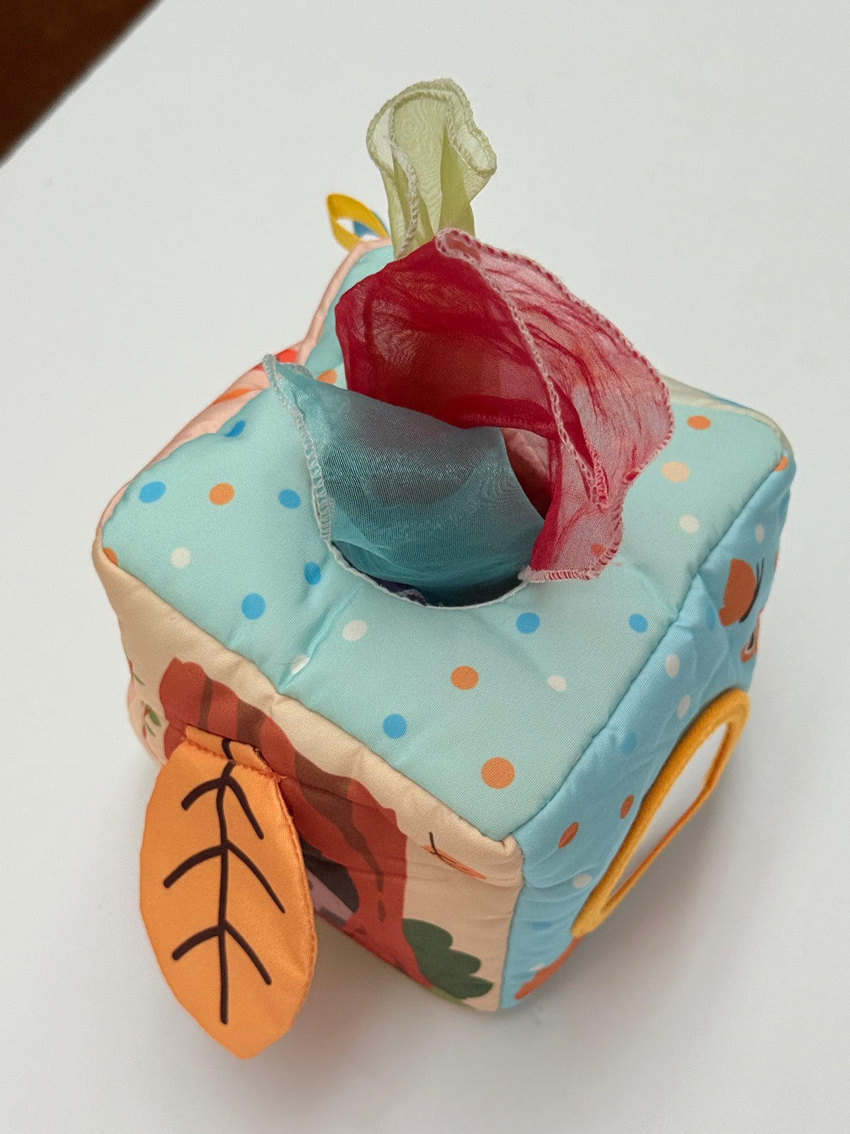 Hahaland Baby Sensory Tissue Box Toy