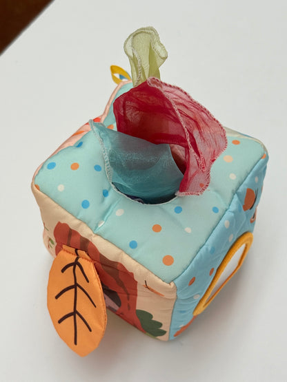 Hahaland Baby Sensory Tissue Box Toy
