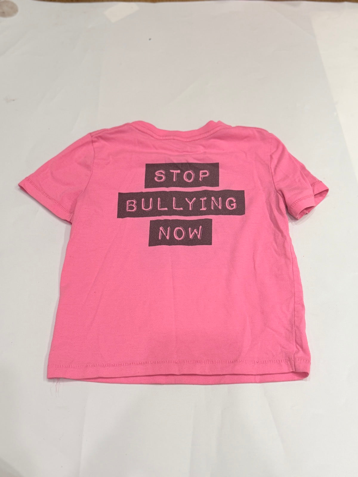 George Be A Nice Human Pink T-Shirt 4T