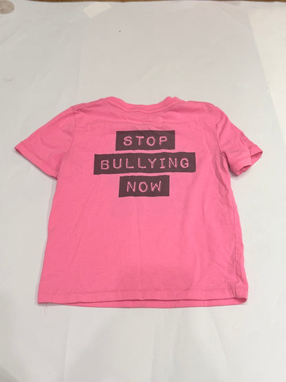 George Be A Nice Human Pink T-Shirt 4T