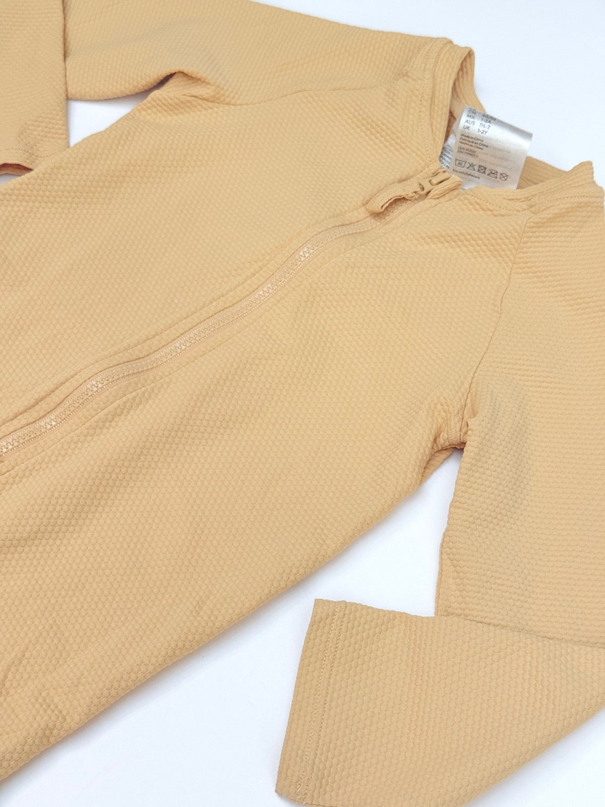 H&M Sandy Yellow Swimsuit Romper 18M 2T