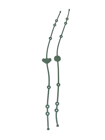 Animal Silicone Twist Ties Koala Lion Green 2-Pack