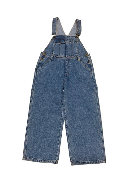 W.A.R.O. Denim Bib Overalls Size 7-8y