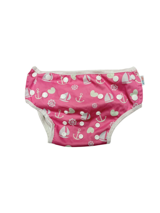 AlvaBaby Pink Nautical Reusable Swim Diaper