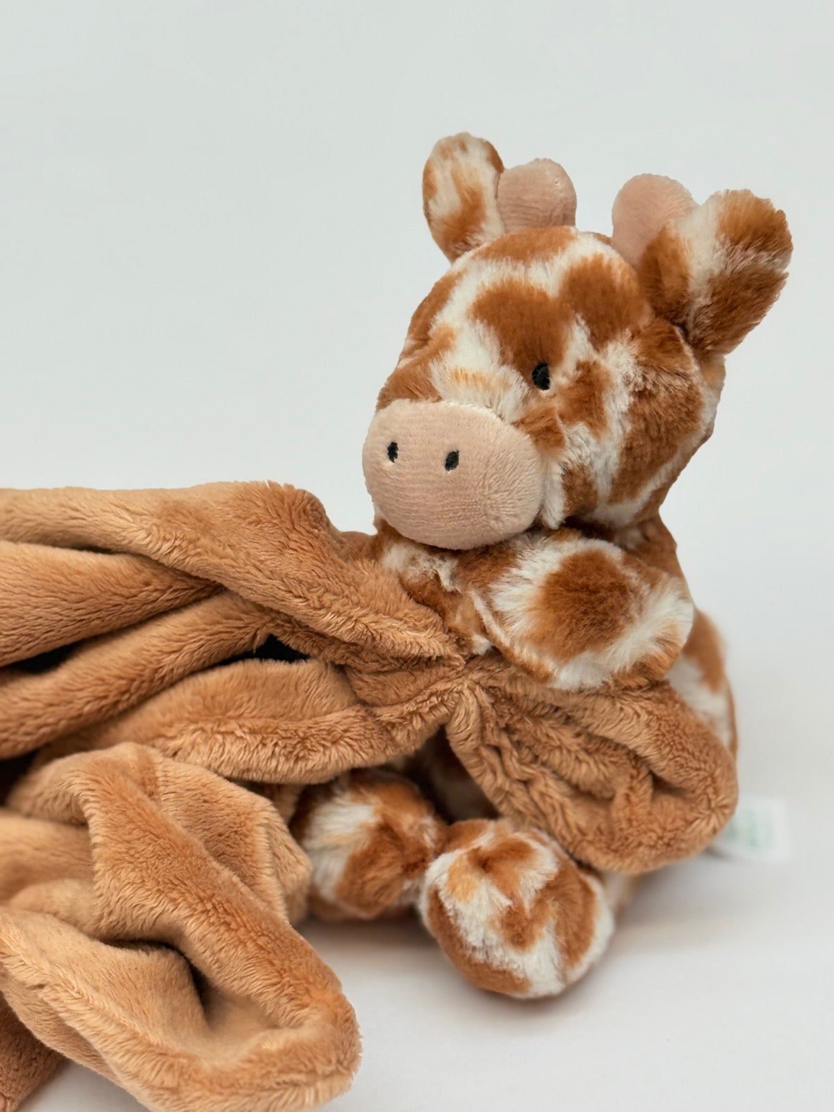 Jellycat Bashful Giraffe Baby Soother Blanket
