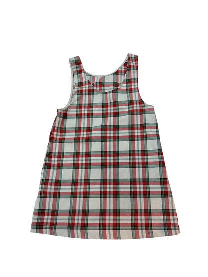 H&M Plaid Jumper Dress Size 7-8Y
