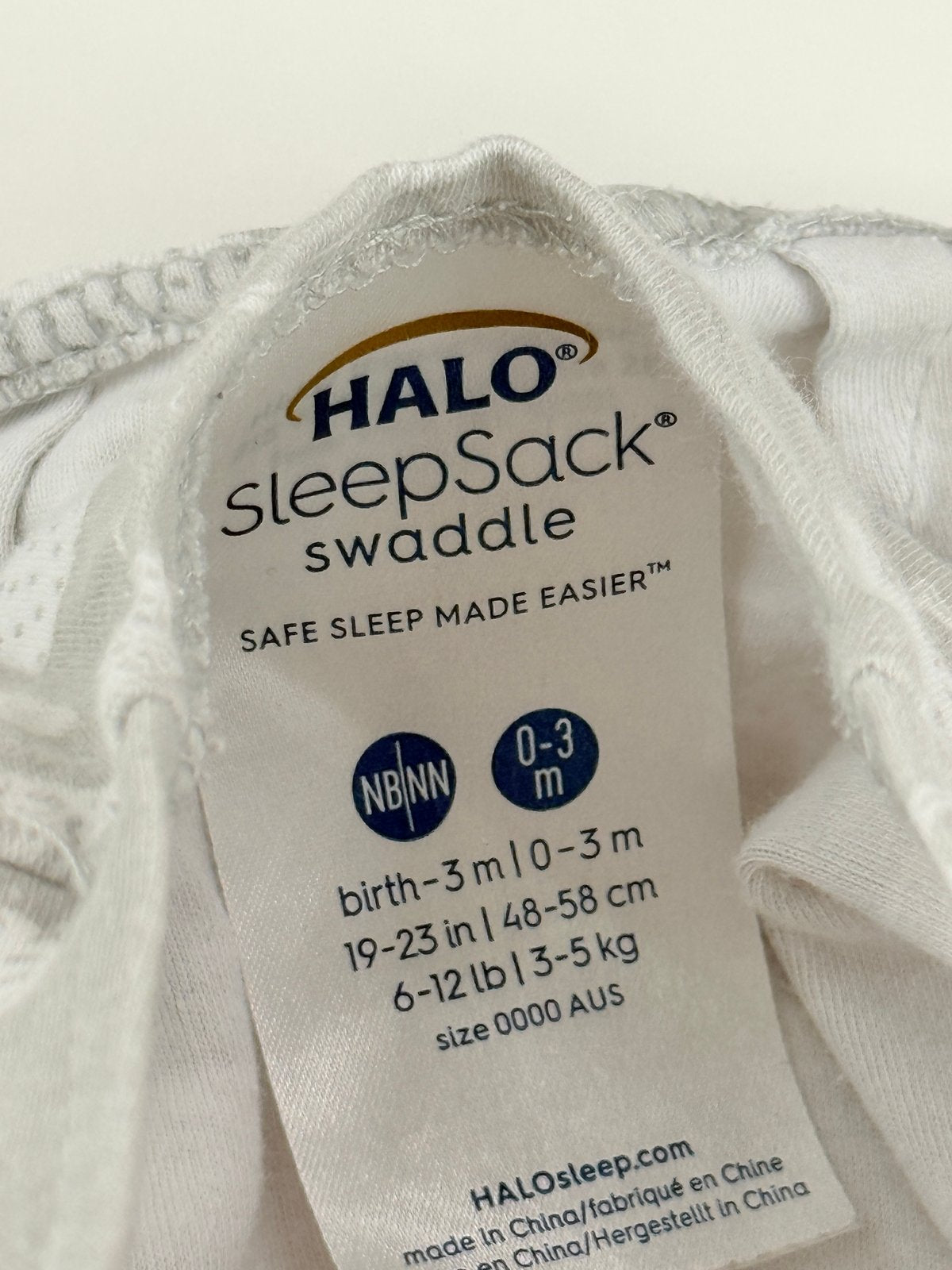 Halo SleepSack Gray Cloud Sleep Sack NB