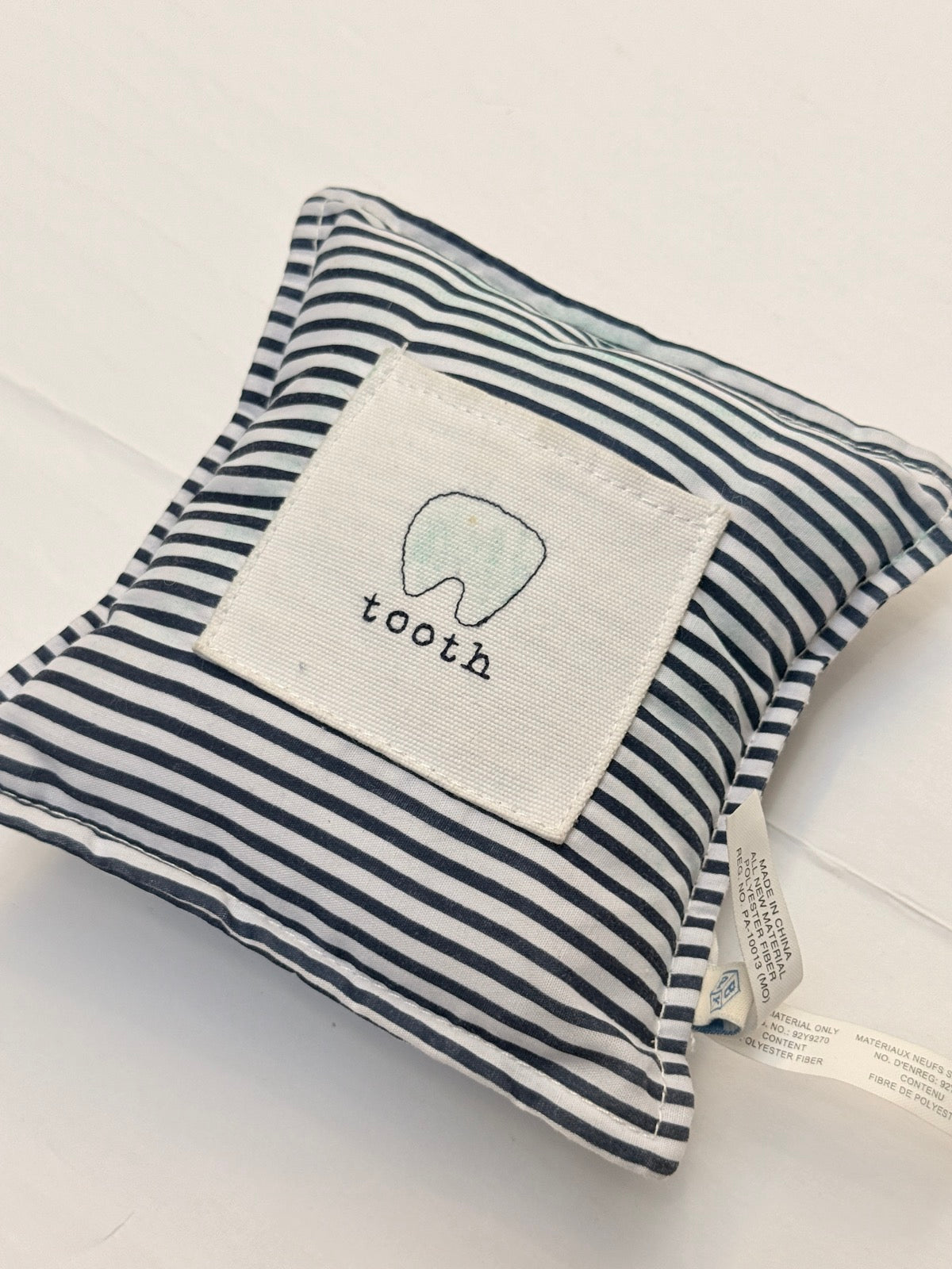Pottery Barn Kids Striped Tooth Fairy Pillow
