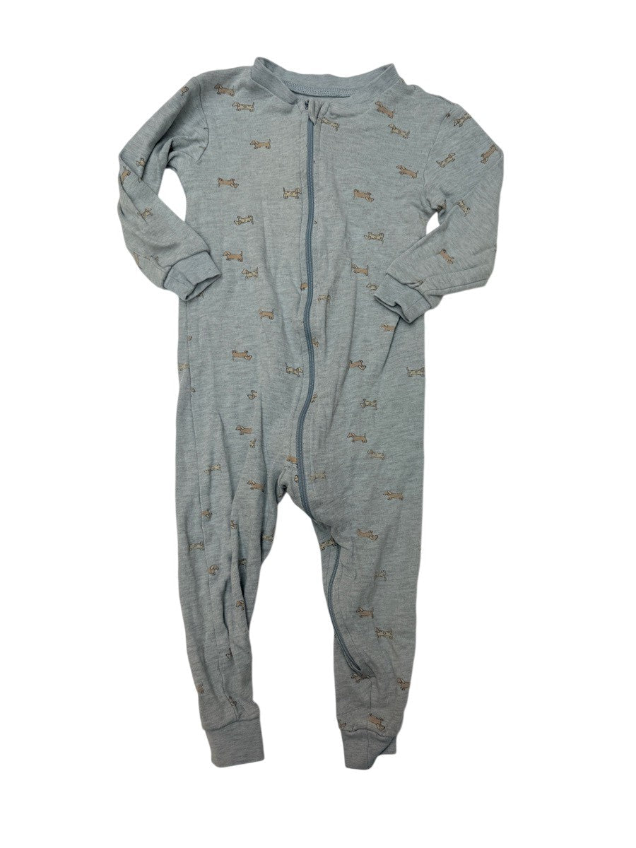 George Dachshund Print Sleeper 2T