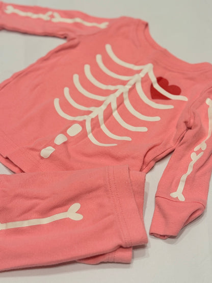 Old Navy Skeleton Pajama Set 6-12M