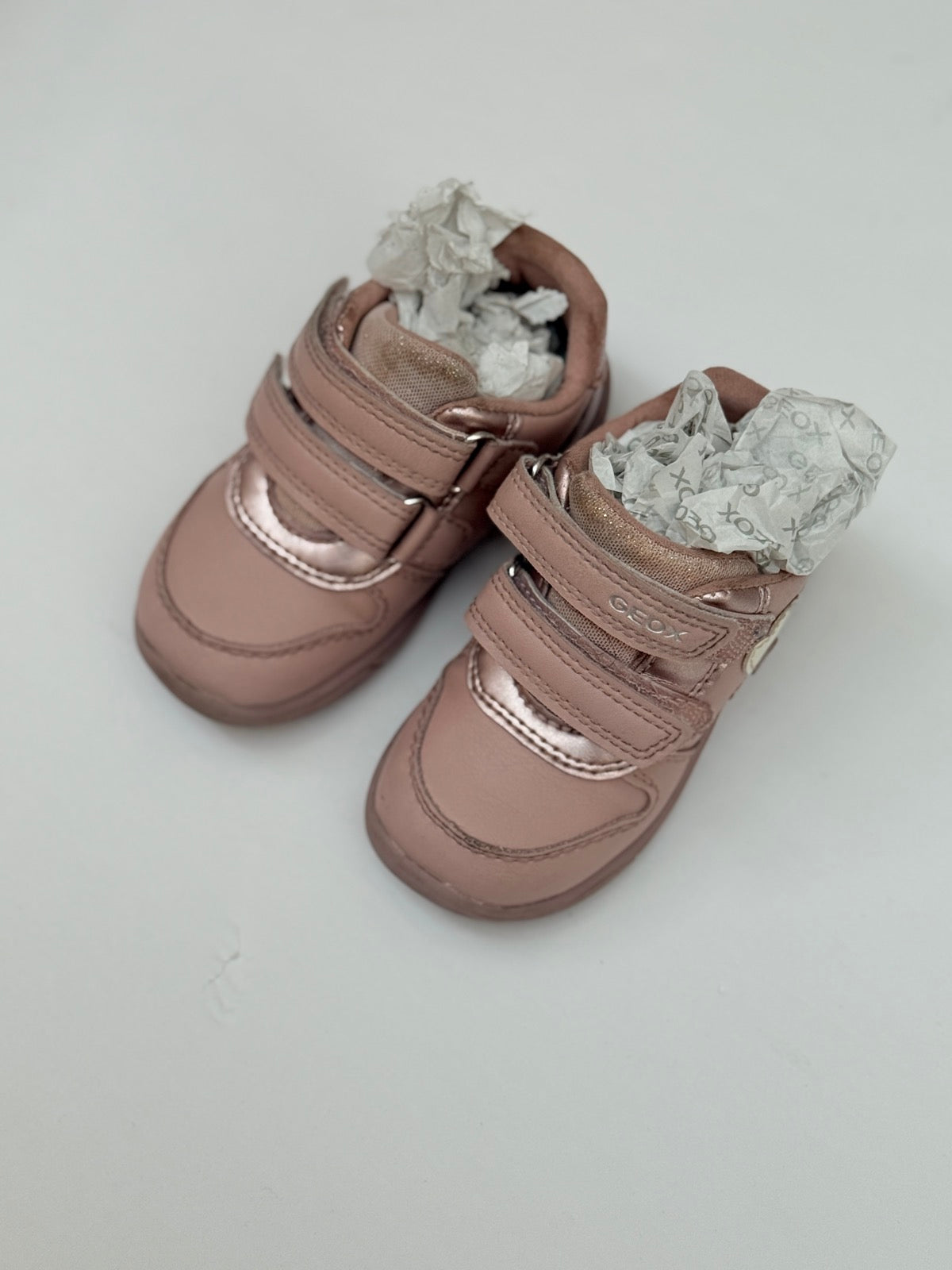 Geox B Zapito A Old Rose Sneaker Boot Size 5.5
