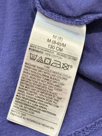 Gap Kids Skate Anatomy Blue T-Shirt Size 8