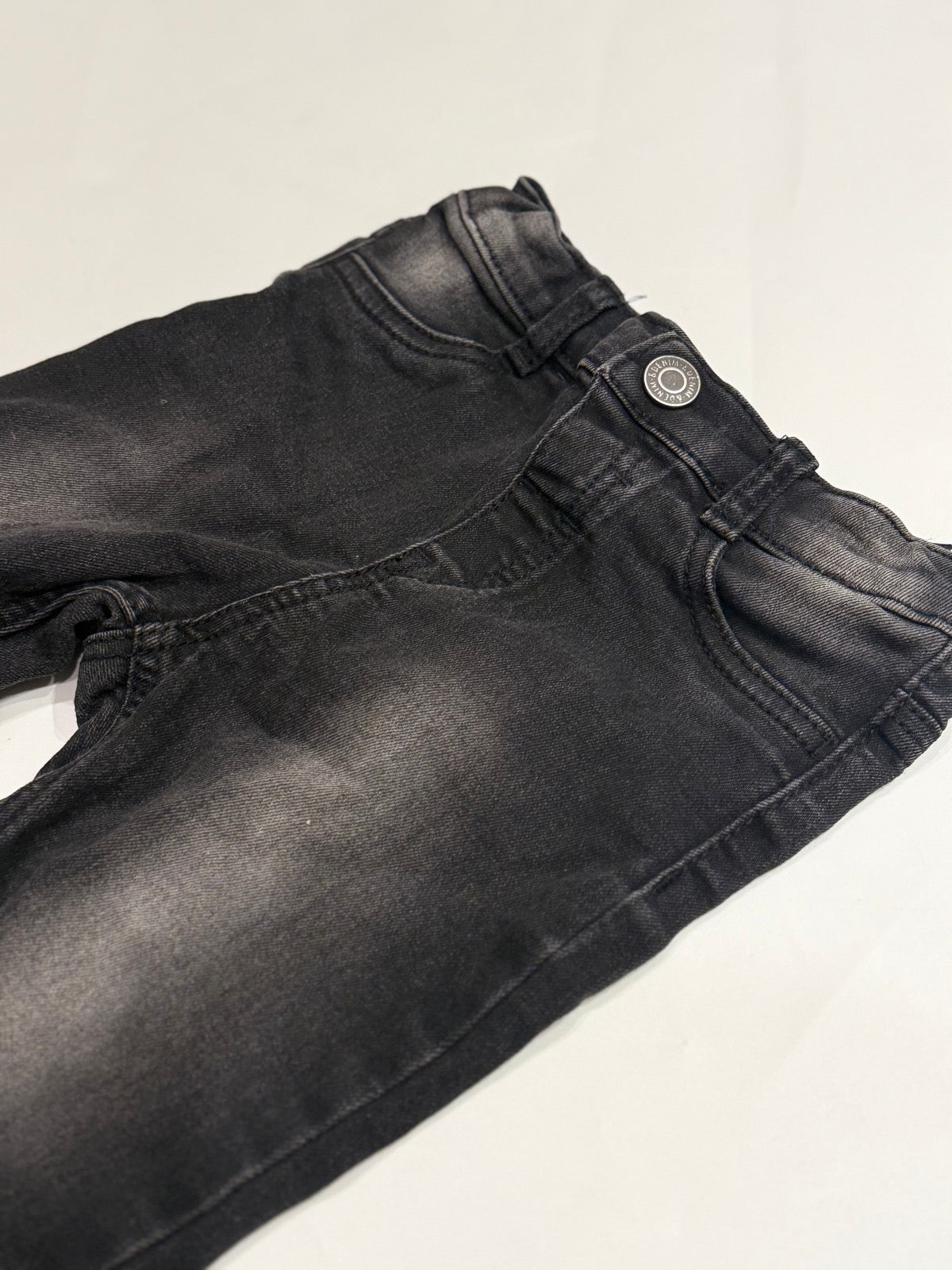 H&M Black Washed Slim Jeans 18m