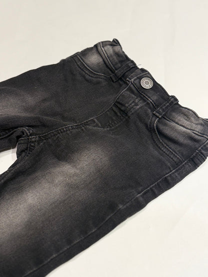 H&M Black Washed Slim Jeans 18m