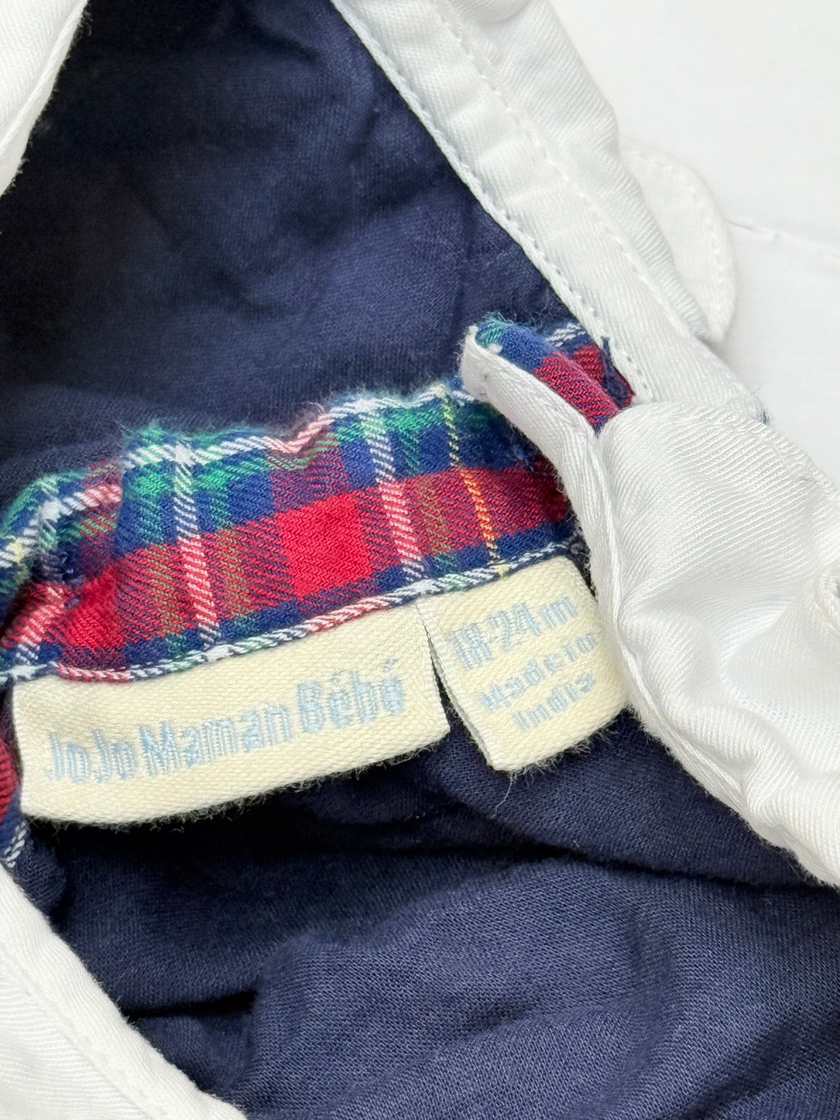 JoJo Maman Bebe Plaid Smocked Dress 18-24M