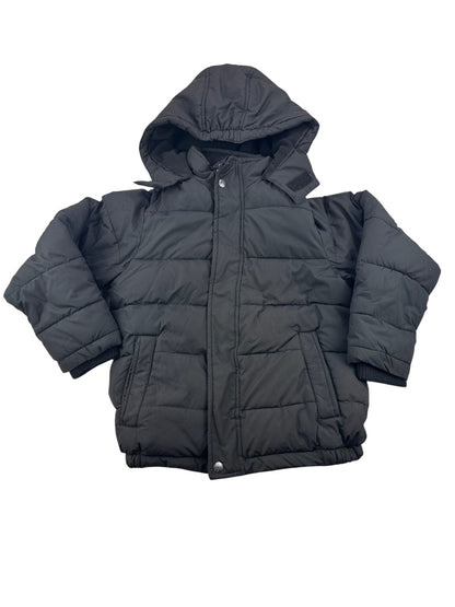 Nautica Black Hooded Puffer Jacket Size 8
