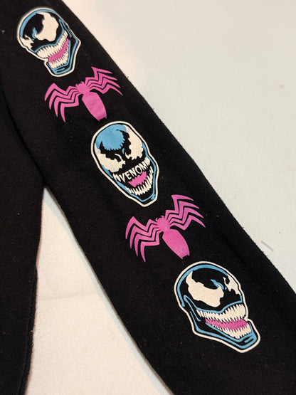 Sweat à capuche graphique noir Marvel Venom Taille M 6/7 ans