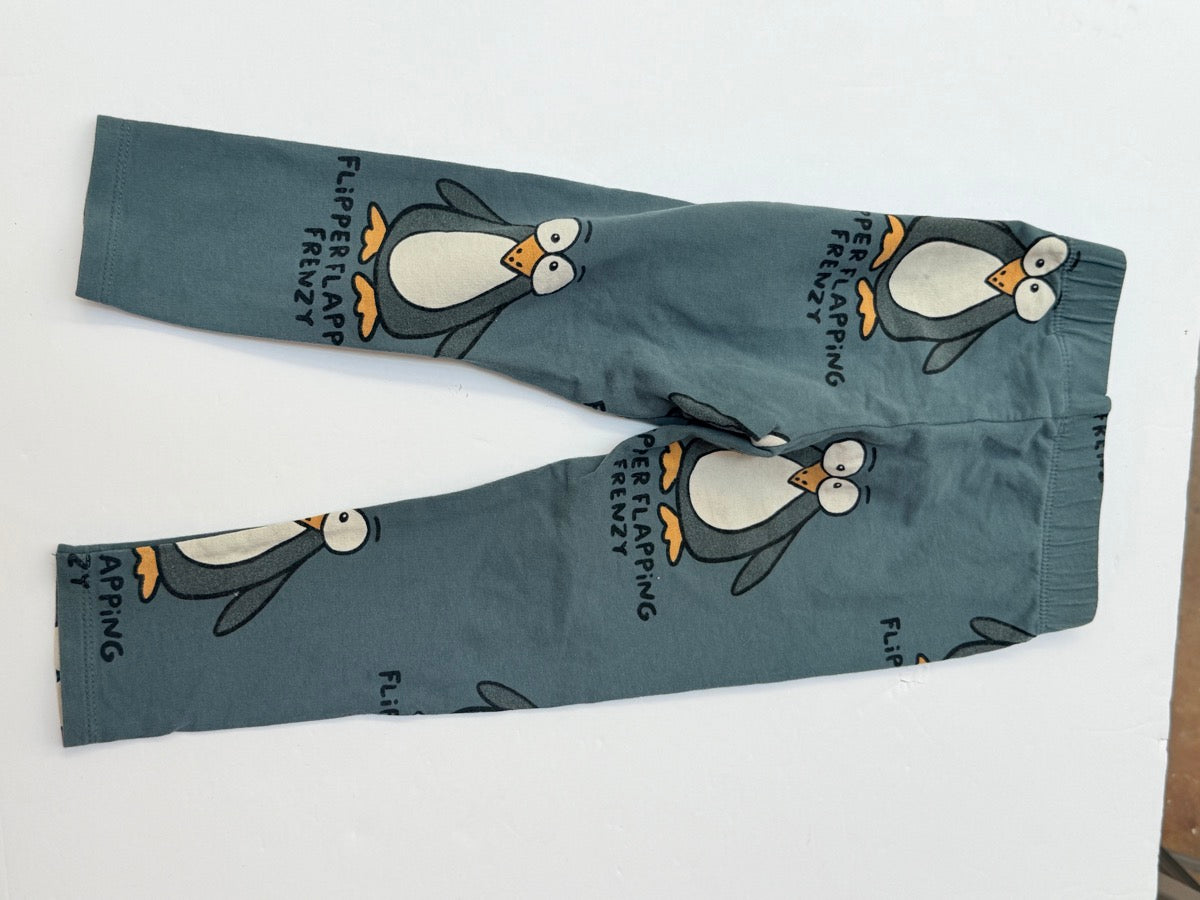 Zara Penguin Flipper Flapping Frenzy Leggings 4T