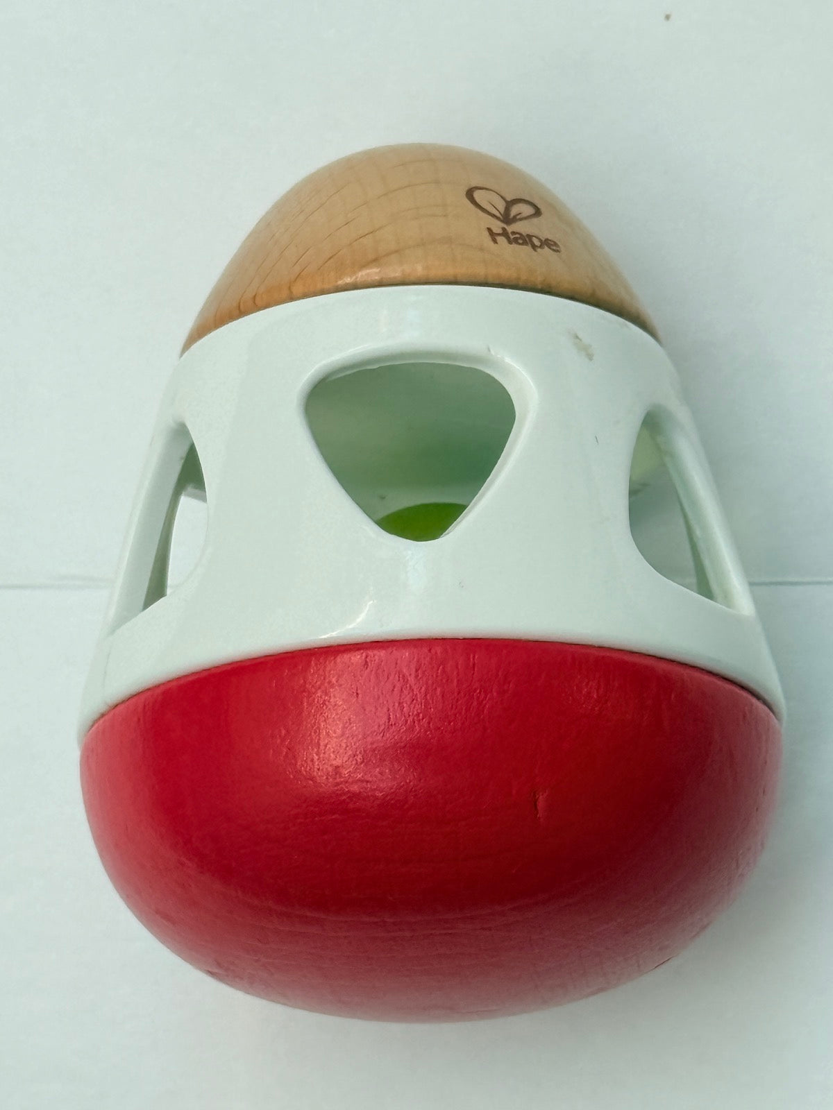 Hape Wooden Rattle Roly-Poly Toy