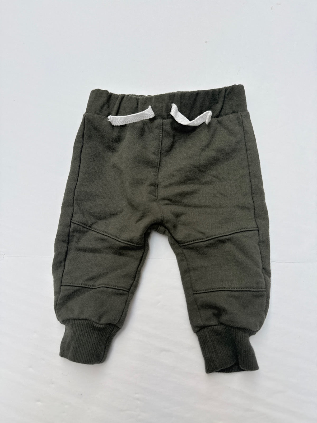 Petit Lem Olive Green Joggers 3M