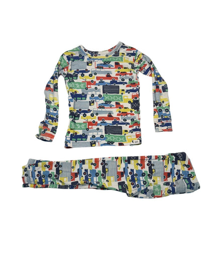 Baby Gap Car Print Pajama Set Size 3