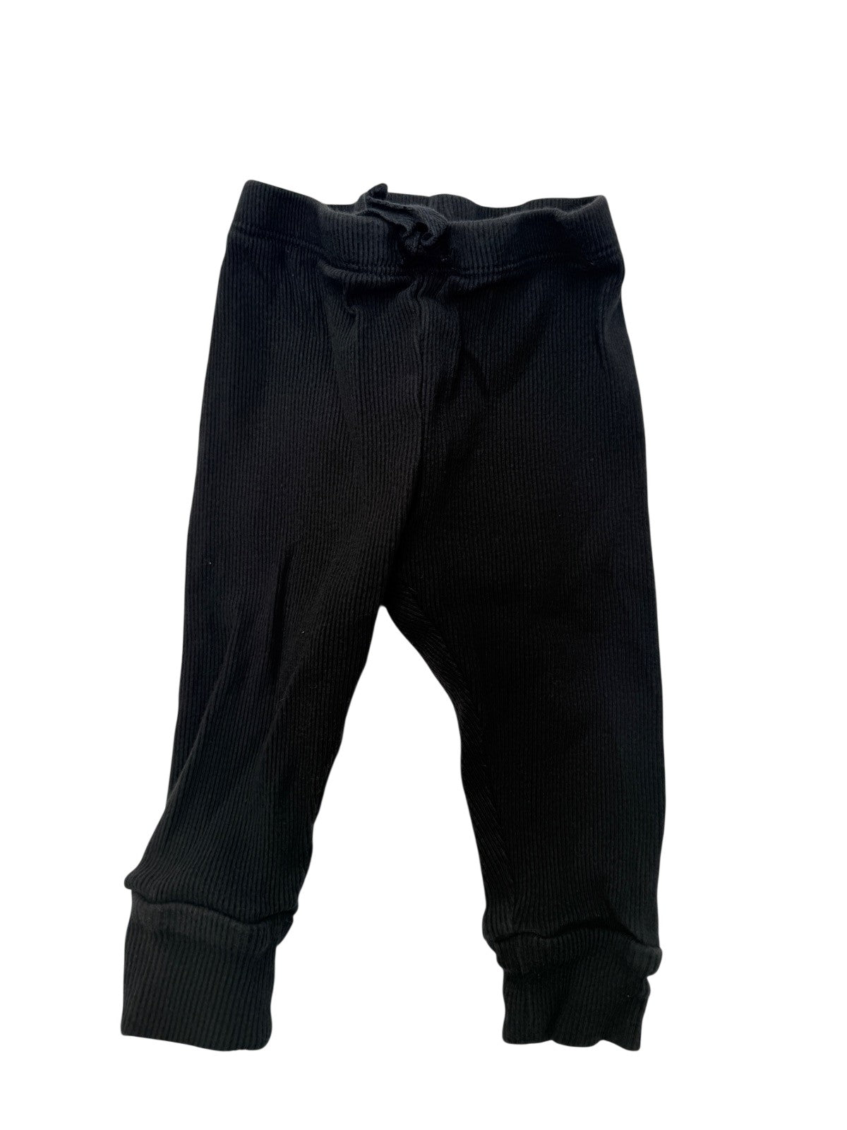 Baby Gap Ribbed Black Leggings 6-12 Months